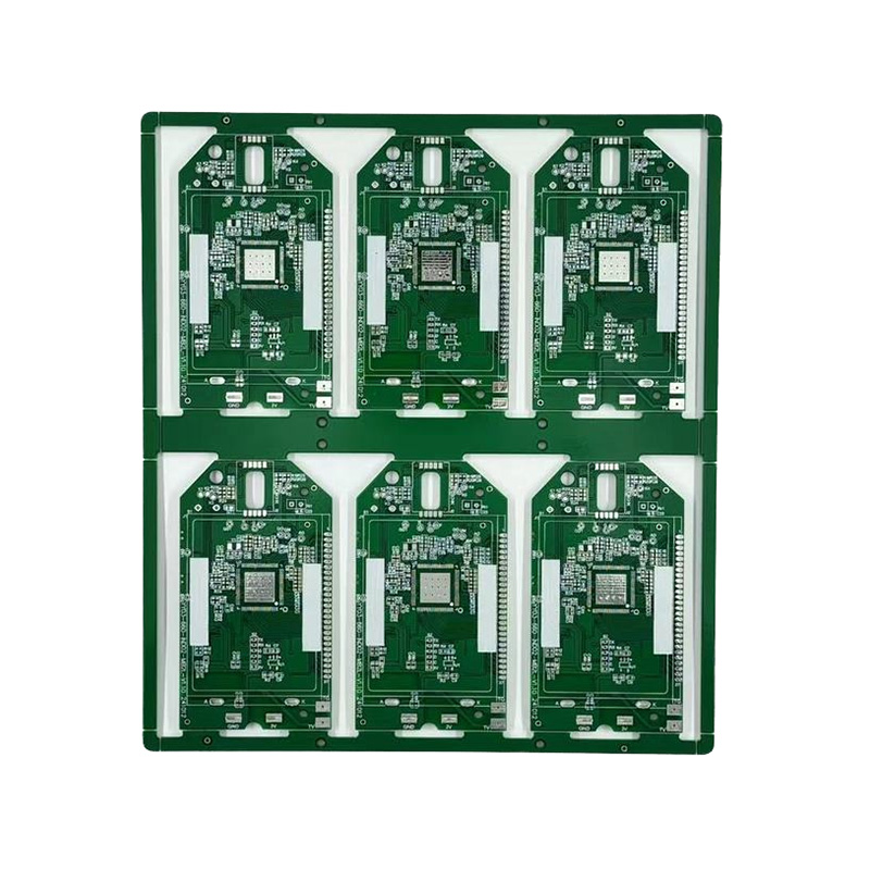 Kétoldalas ólommentes forrasztott zöld PCB fokozott oxidációs ellenállással